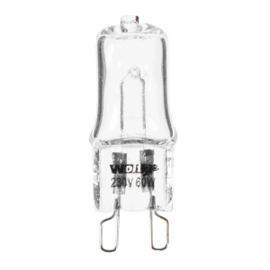 Лампа галогенная Wolta капсула G9 60 Вт свет тёплый белый