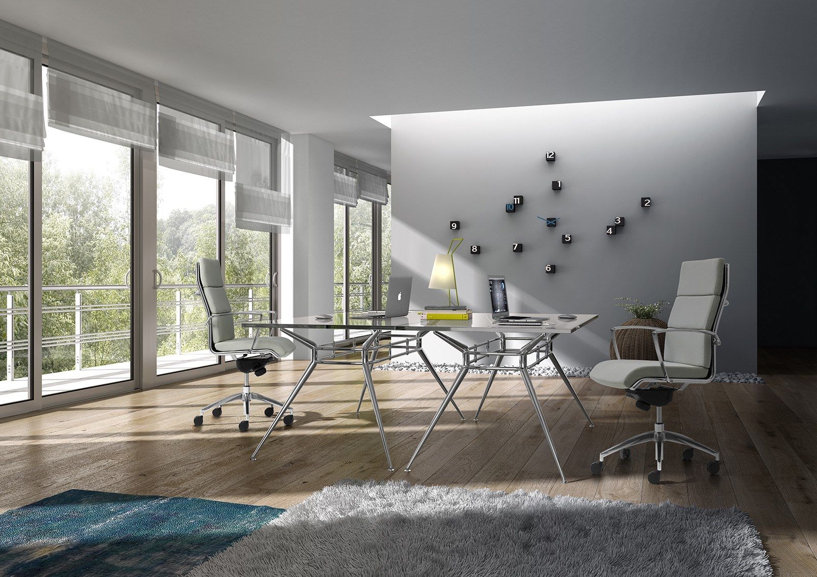 5 спиц подлокотник ткань операционный офисный стул Leyform оригами ARCH-00146297 - Вид №2