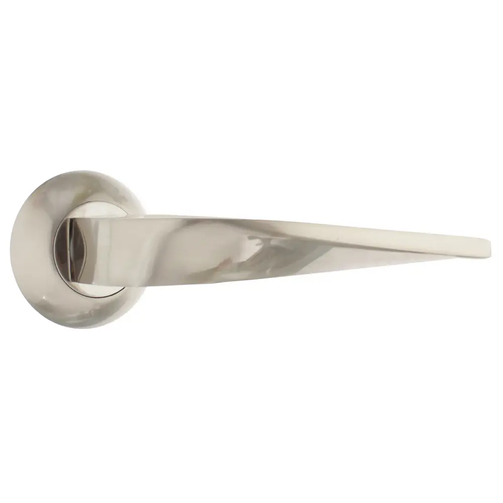 Ручка дверная на розетке Фабрика Замков Z 106, цвет матовый никель STLM-2108560