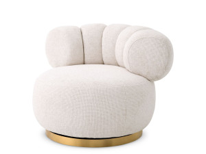 Тканевое вращающееся кресло