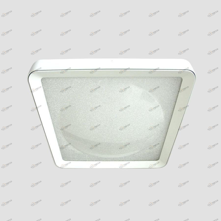 Потолочный светодиодный светильник Ambrella light Orbital Crystal Sand FS1216 WH/WH 72W+29W D500*500 AMBRELLA LIGHT ORBITAL CRYSTAL SAND 223531 Белый 