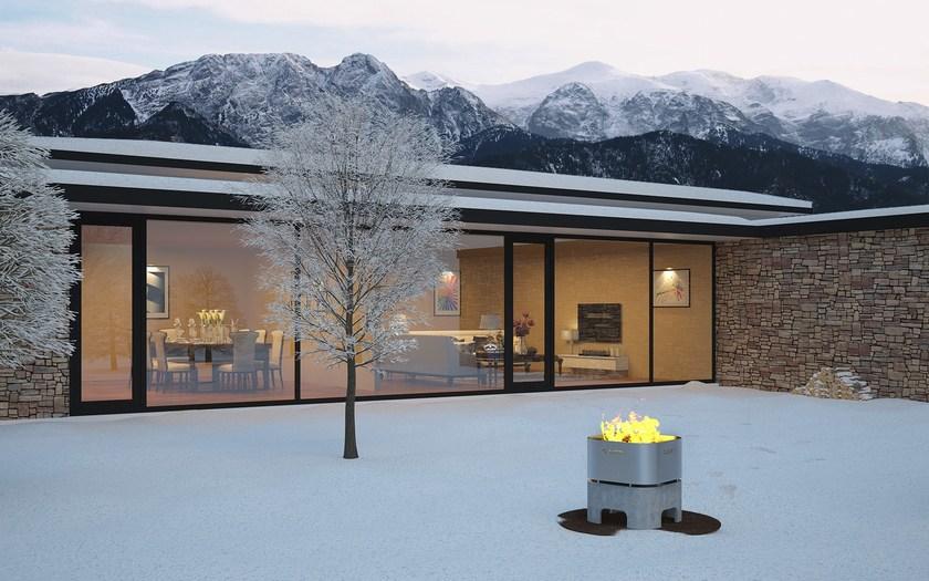 CO33 Мангал из бетона и стали Opus F3 - Вид №3