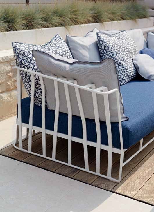 Алюминиевый садовый диван Roberti Hamptons Graphics ARCH-00035025 - Вид №4