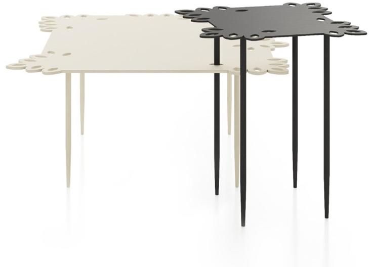Liu Jo Living Collection Квадратный журнальный столик из крашеного металла Urban fan Flt - Вид №5