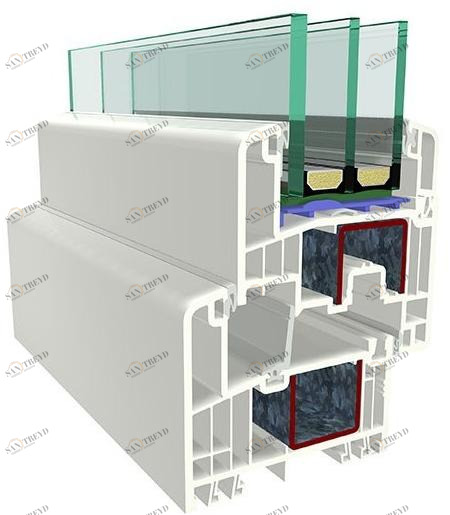 PIVA GROUP Раздвижное окно ПВХ с тройным остеклением sun-id-1482469