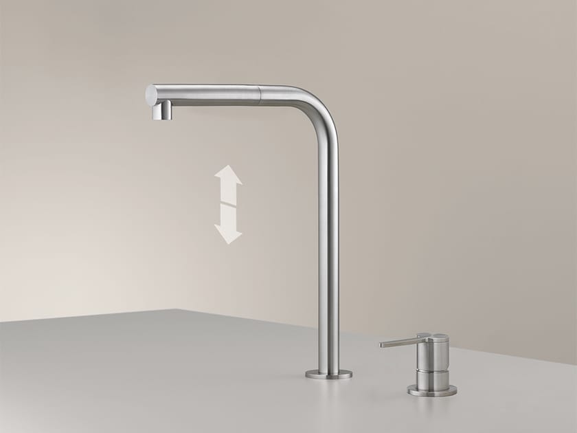 Смеситель для кухни с 2 отверстиями и выдвижным ручным душем CEADESIGN INNOVO ARCH-00095350