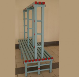 Скамья-вешалка для бассейна двухсторонняя а5 Sportpremier