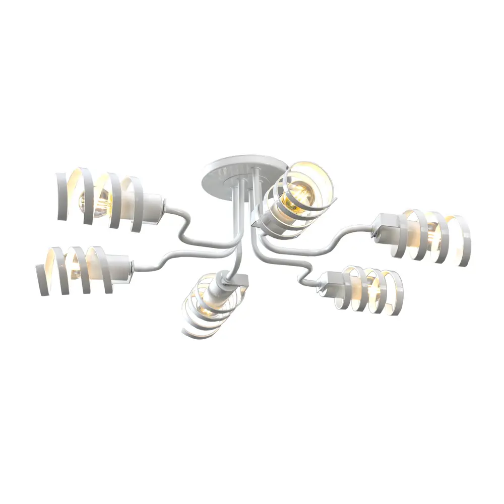 Люстра Фаэтон 6хЕ27х60 Вт цвет белый СВЕТУС STLM-2175989 - Вид №3