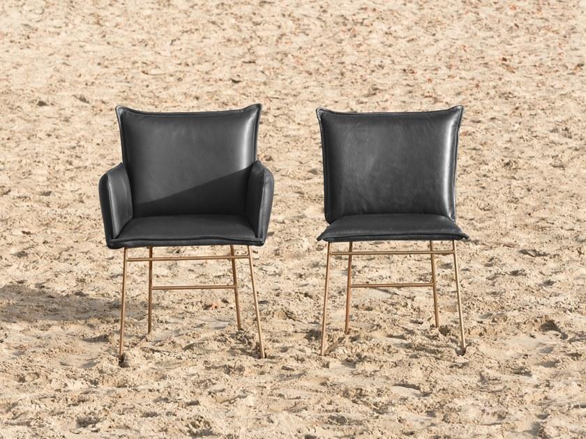 Jess Кожаное кресло с салазками и подлокотниками sun-id-1503993 - Вид №8