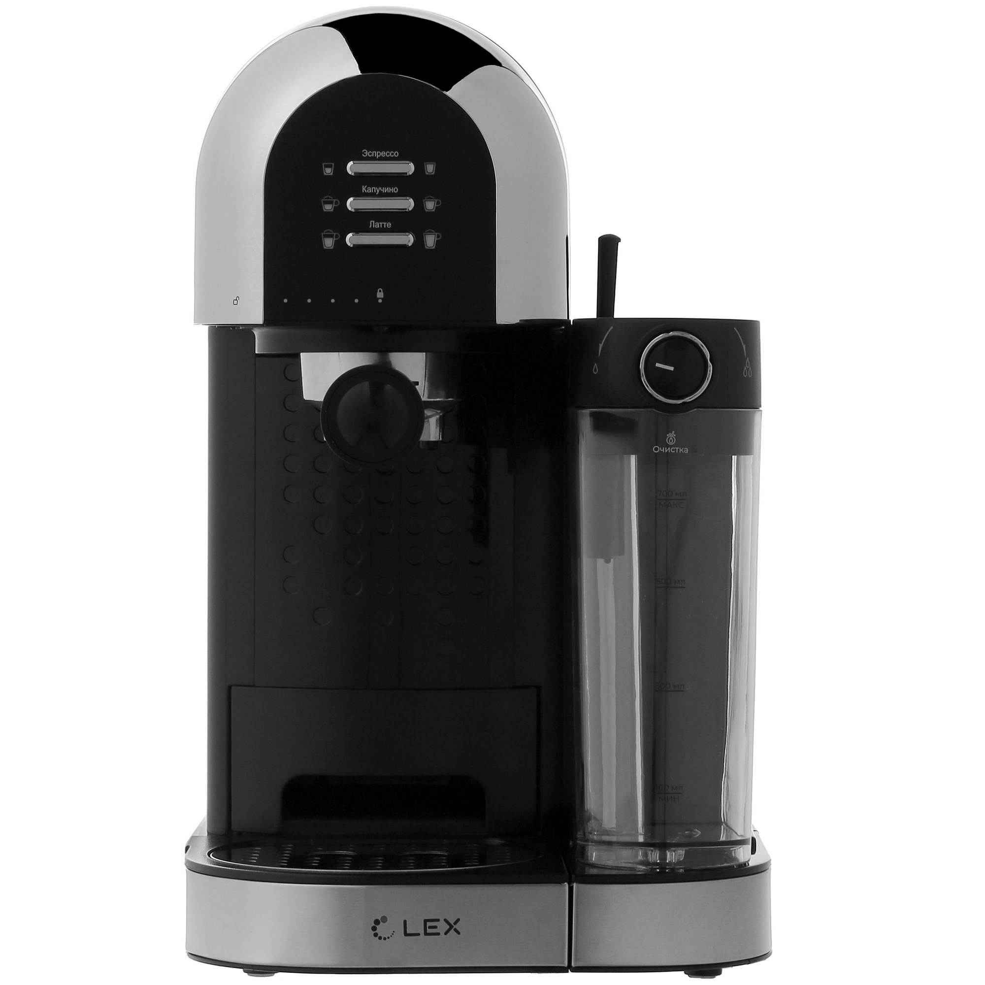 9903499 Кофеварка рожковая LEX LXCM 3503-1 серый STDN-0127799 - Вид №1