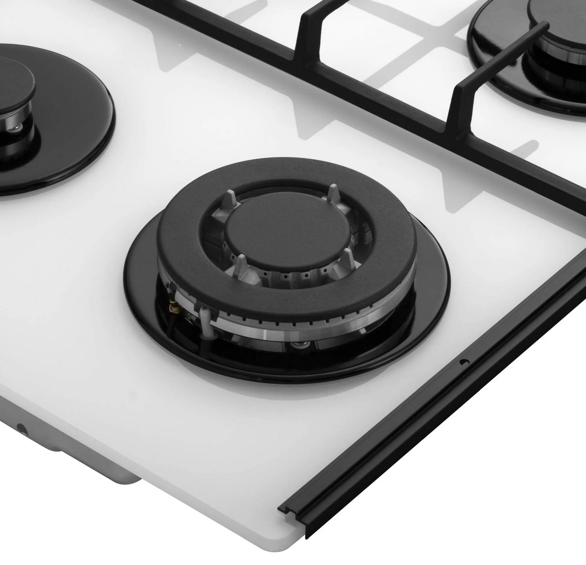 9168784 Газовая варочная поверхность Meferi MGH604WH GLASS POWER STDN-0110187 - Вид №7