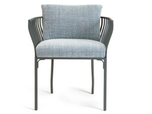 Алюминиевый садовый стул со встроенной подушкой