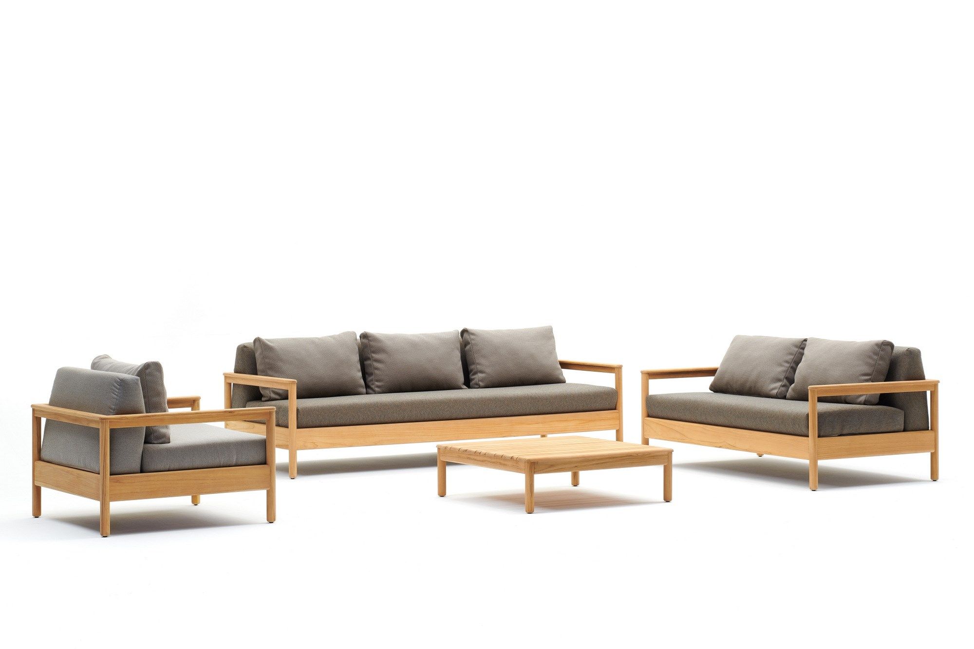 Садовое кресло из тикового дерева с подлокотниками Varaschin ARCH-00120843 - Вид №3