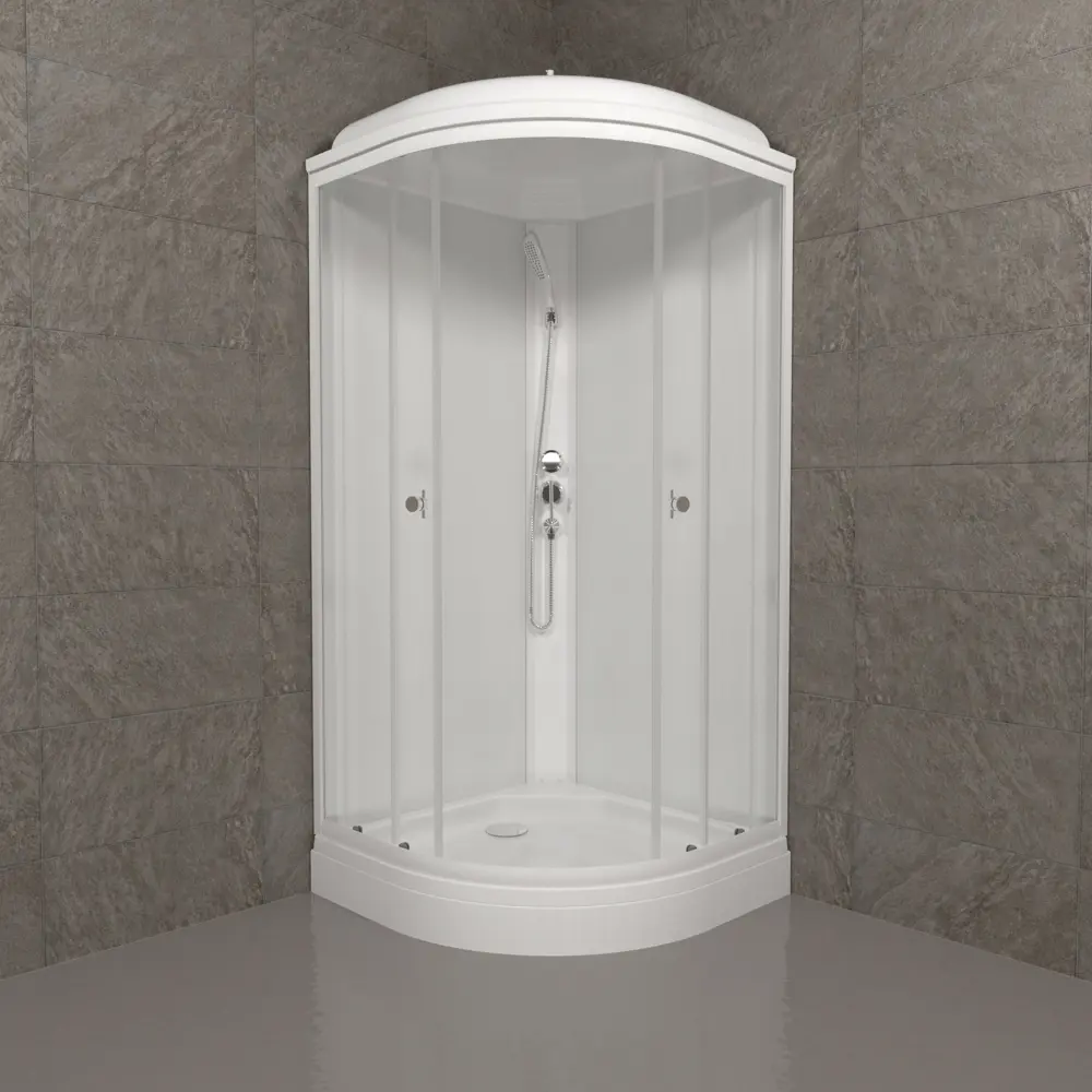 Santreyd Triton Кристал - угловая душевая кабина с низким поддоном 89386658 STLM-1519216 - Вид №5