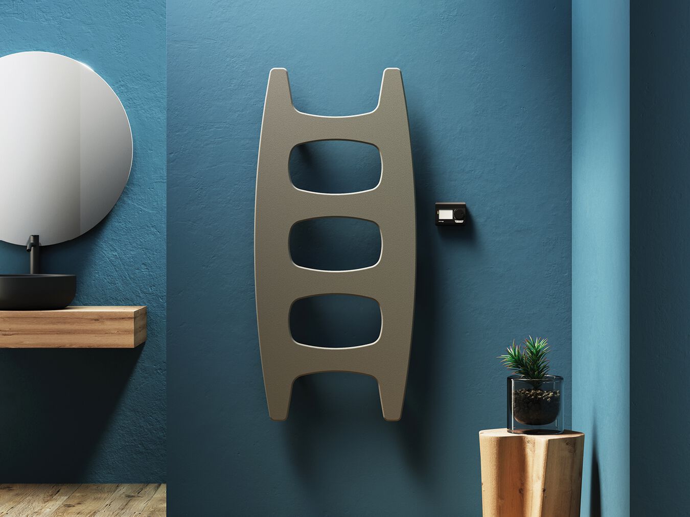 Электрический полотенцесушитель из углеродистой стали Cordivari Design Экстраслим ARCH-00038093 - Вид №1