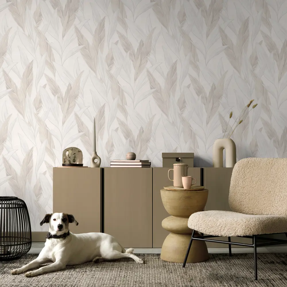 Обои флизелиновые Wallsecret Boho светло-бежевые 8845-23 89341387 STLM-2135195 - Вид №3