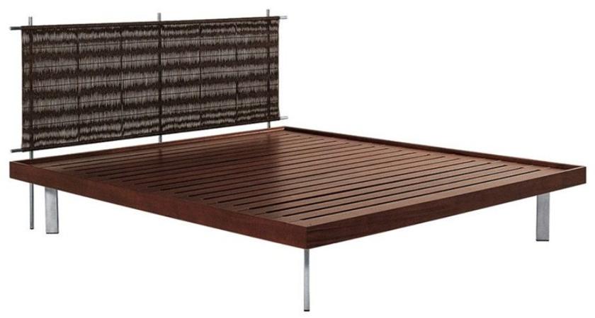 Driade Двуспальная кровать из нержавеющей стали и дерева Edward sun-id-1399049 - Вид №2
