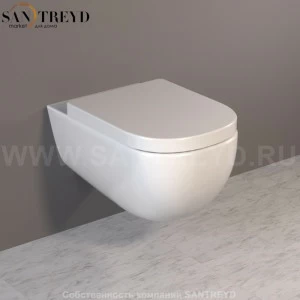 311101 Подвесной унитаз настенный Белый Kerasan Flo Италия