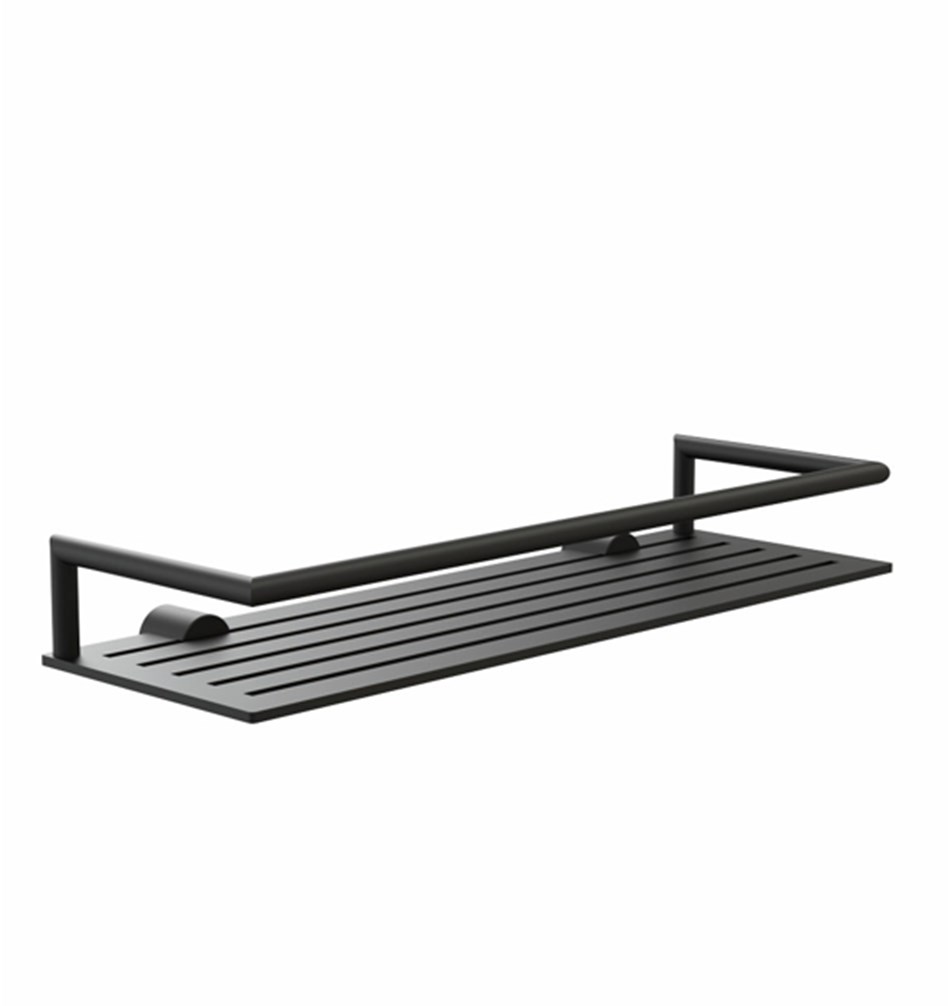 FROST Полка для душа 4, 36cm » черная Нержавеющая сталь Черный N1937-1-B 