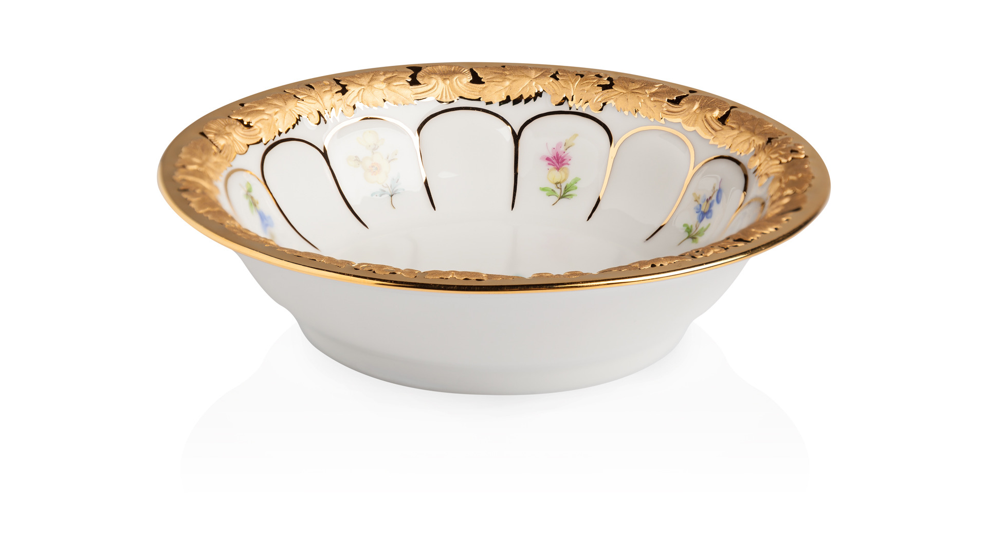 10641514 Meissen Сервиз столовый 6/26 "Форма - Икс" (россыпь цветов) Фарфор  - Вид №1