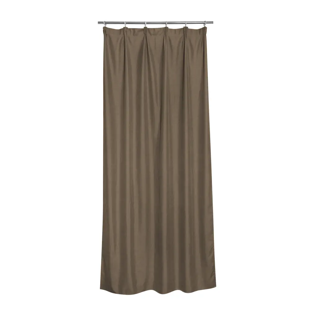 Штора на ленте Inspire Vieste 160x280 см цвет коричневый 88311199 STLM-2041761 
