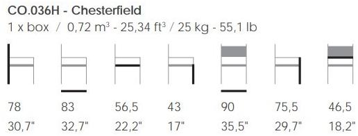 Fenabel Кресло из экокожи с подлокотниками Chesterfield sun-id-1446255 - Вид №1