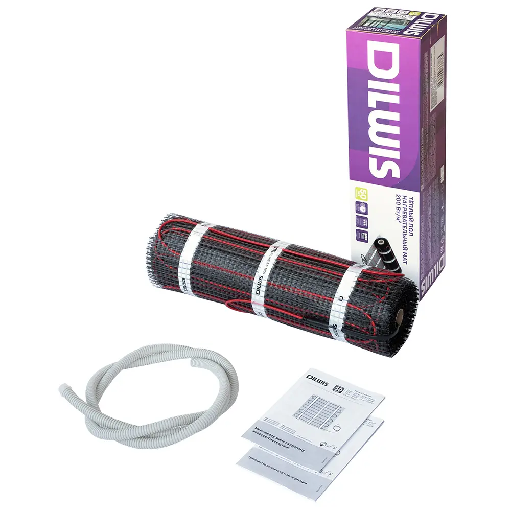 DILWIS Нагревательный мат для системы теплого пола 2 м² 89398474 STLM-1334316