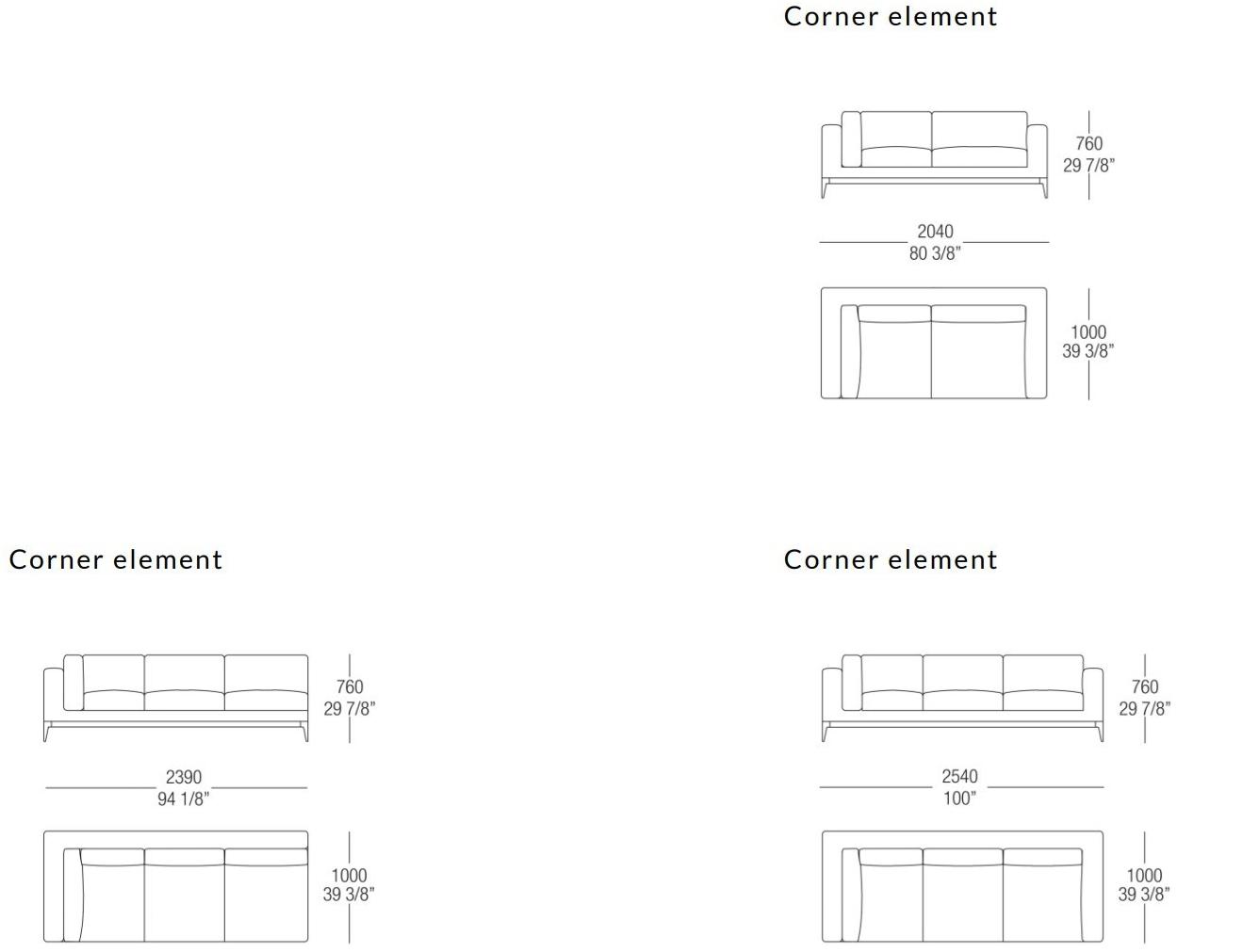 MisuraEmme Диван из ткани с полкой для журналов Misuraemme sun-id-1374520 - Вид №11