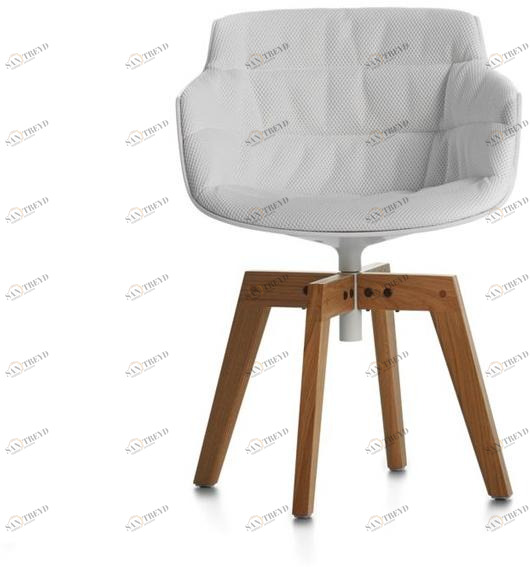 MDF Italia Стул с подлокотниками Flow sun-id-1449787