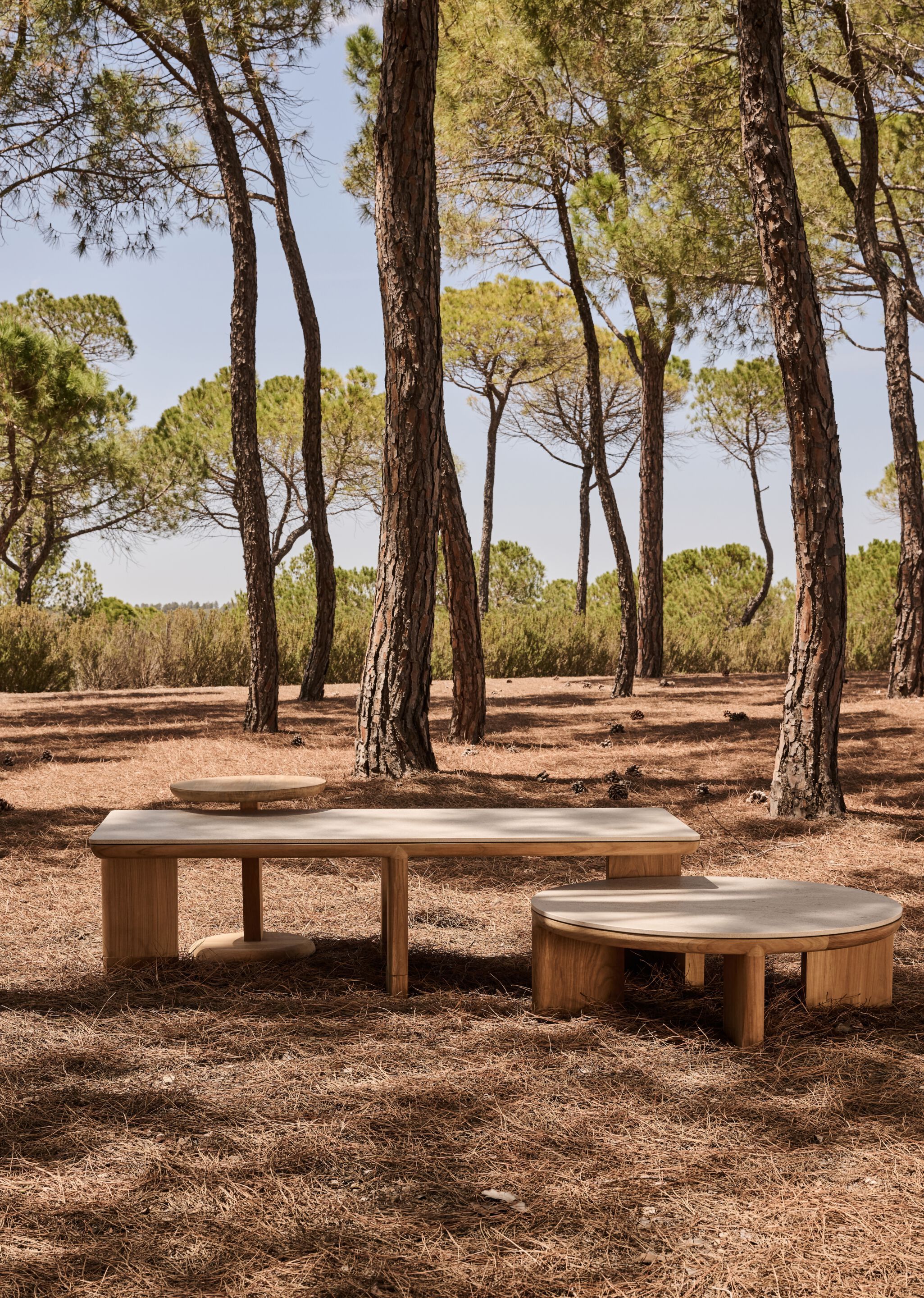 Круглый стол из тикового дерева TRIBÙ Amanu ARCH-00084720 - Вид №6