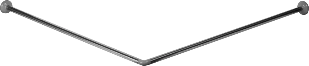 VIDAGE Угловой карниз для ванной хром 90 см с регулировкой длины 82001117