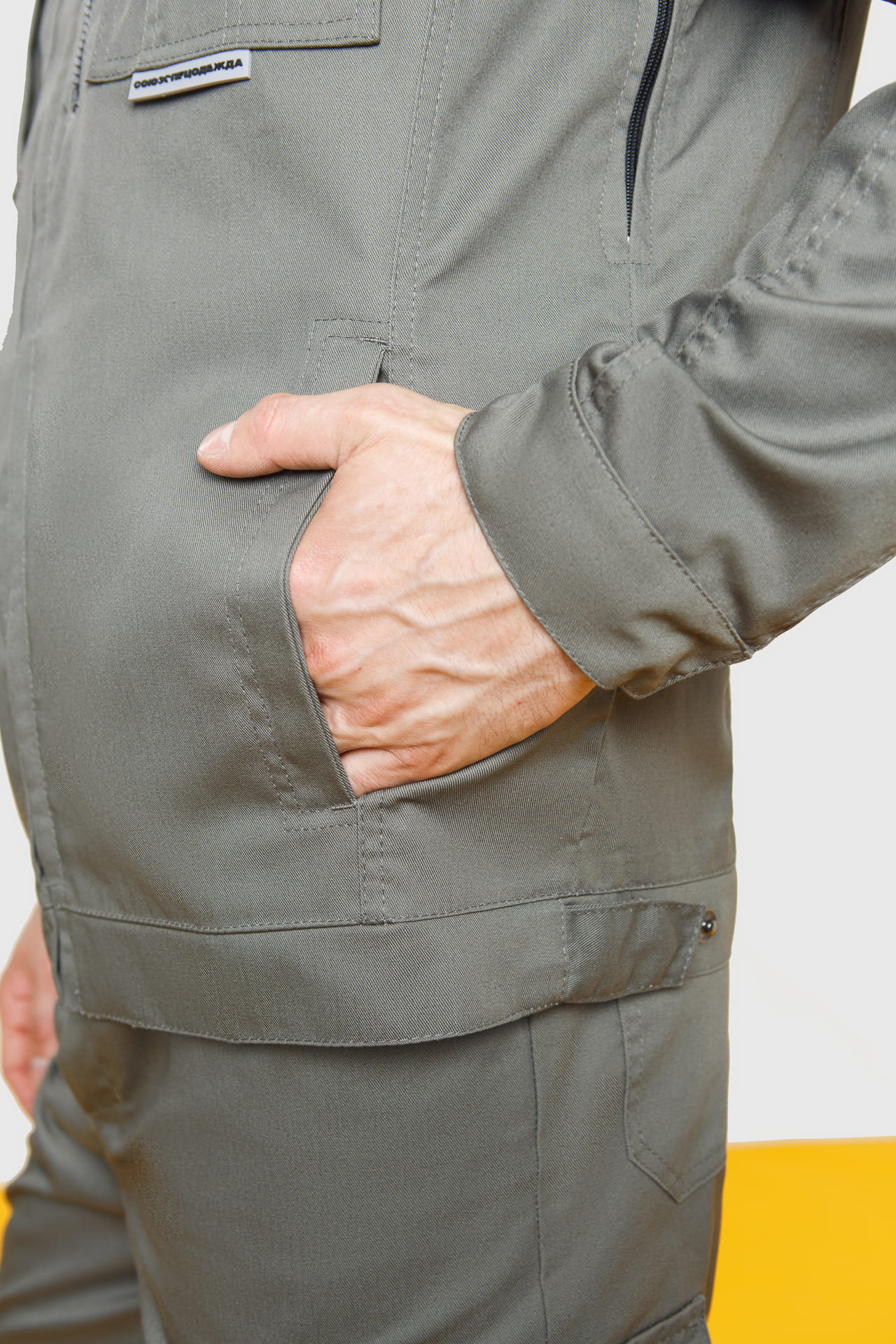 5026425 Костюм  NEW серый хаки STATUS  Летняя спецодежда  размер 52-54/182-188  - Вид №13