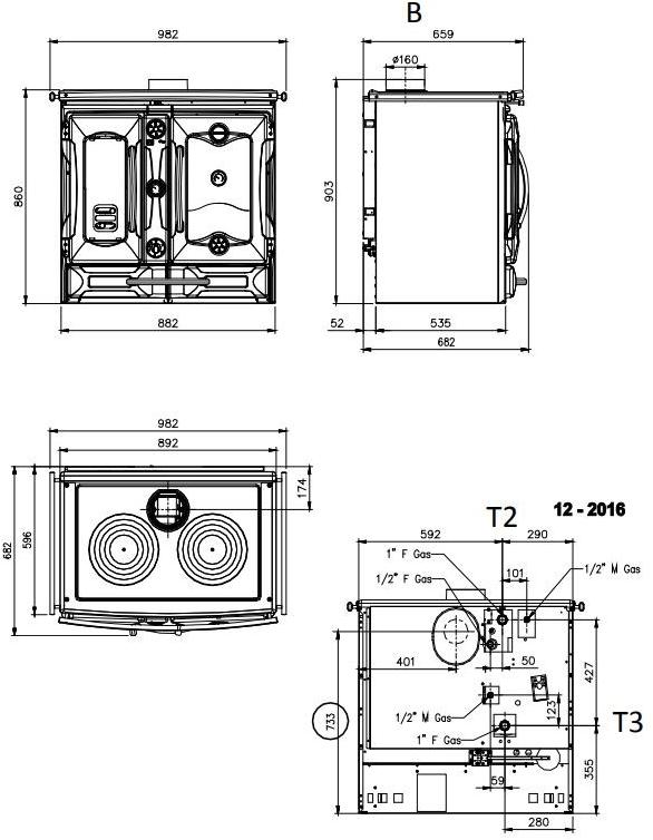 LA NORDICA EXTRAFLAME Дровяная печь sun-id-1357386 - Вид №2
