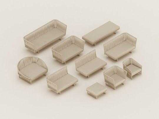 Kettal 1 сиденье с подвеской Bitta #70200 - Вид №1