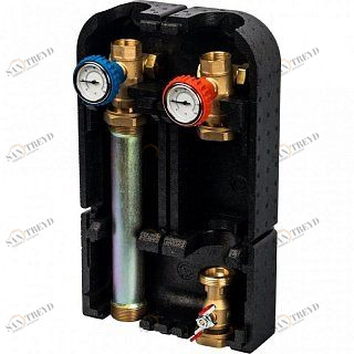 Насосная группа STOUT с прямым контуром 1"1/4 без насоса в теплоизоляции SDG0001003201