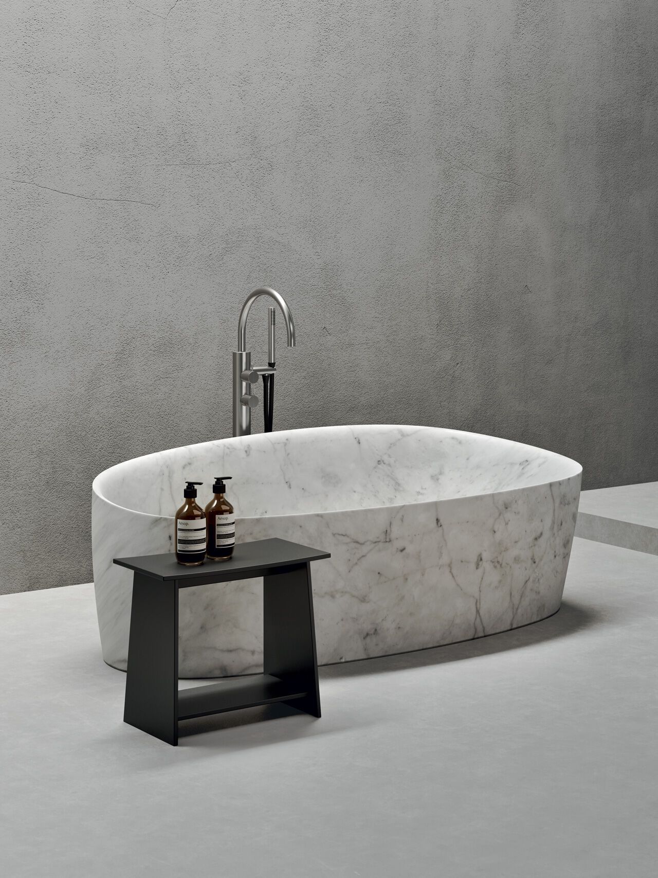 Мраморная ванна в центре комнаты Rexa LUNI ARCH-00127746 - Вид №1