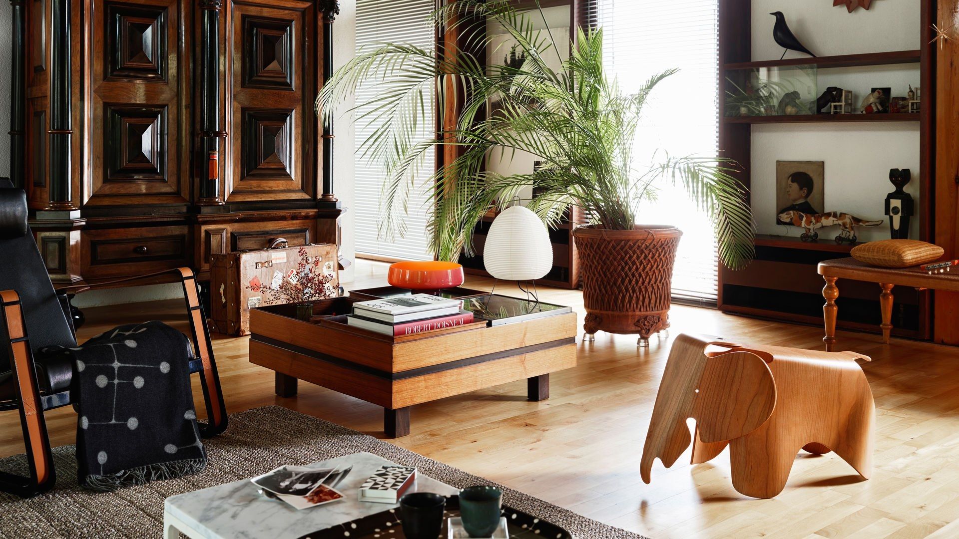 Японская бумажная настольная лампа In Stock Vitra ARCH-00080970 - Вид №3