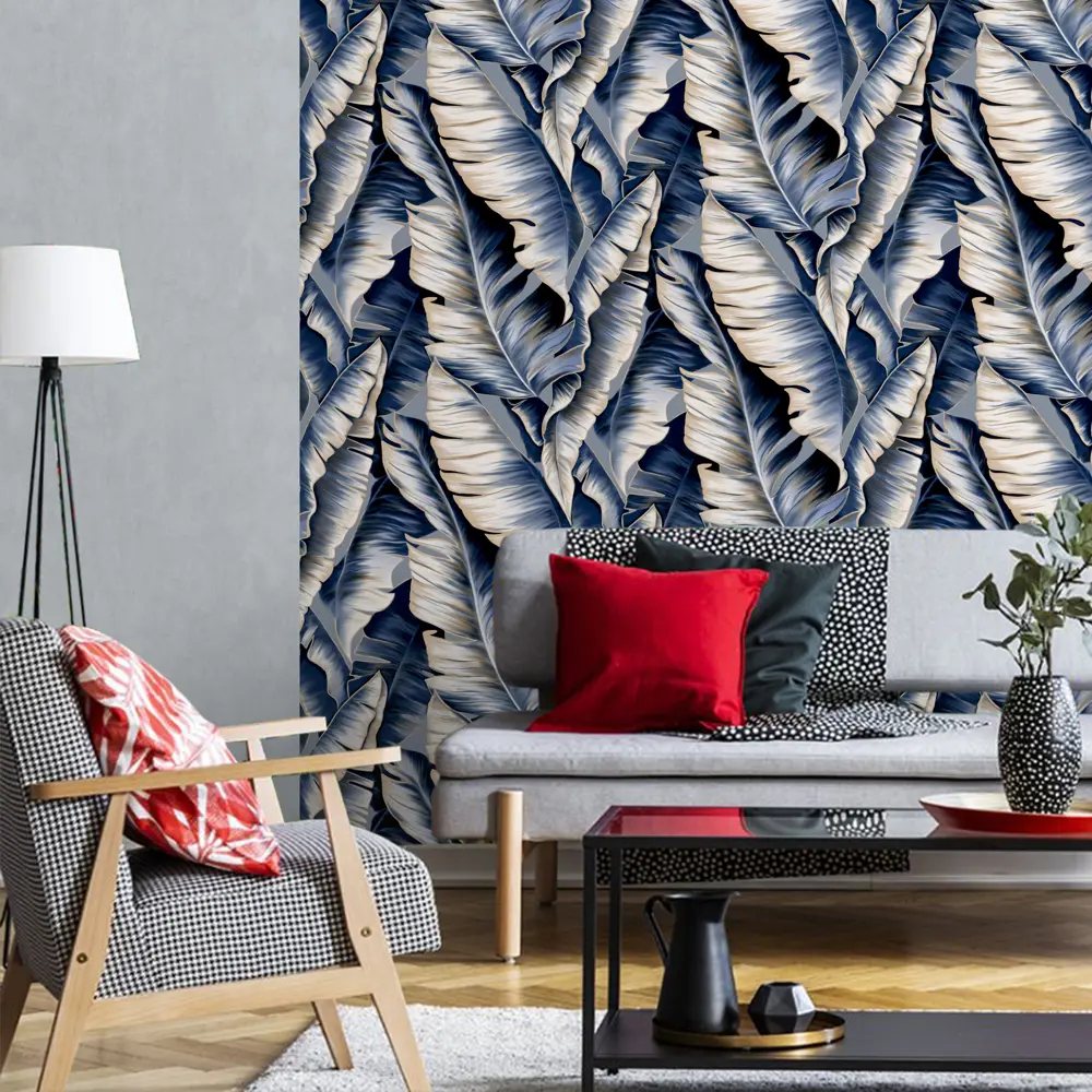 Обои флизелиновые Erismann Santiago синие 1.06 м ЭР60430-05 STLM-2169276 - Вид №4