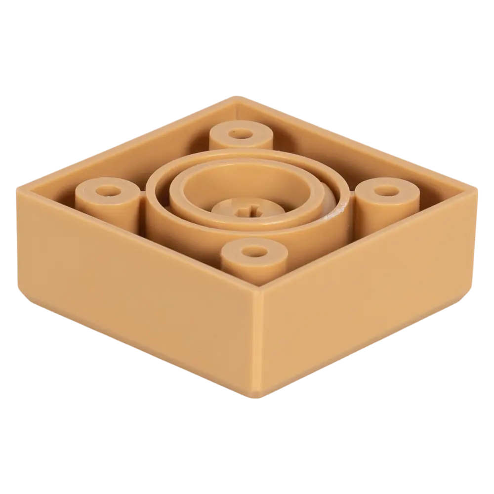 Tech-Krep: Декоративная мебельная опора бежевая круглая 55 мм 89404170 STLM-1568489