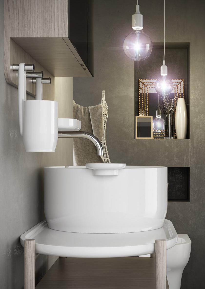 Olympia Ceramica Тумба под умывальник из дерева Ukiyo-e Mouk - Вид №3