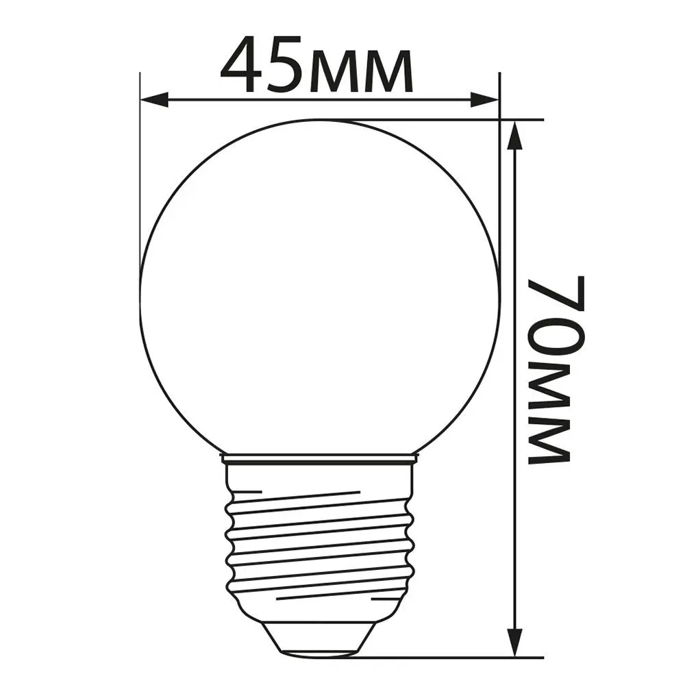 Лампа светодиодная Feron E27 LB-371 220 В 3 Вт шар регулируемый цвет света RGB STLM-2058435 - Вид №6