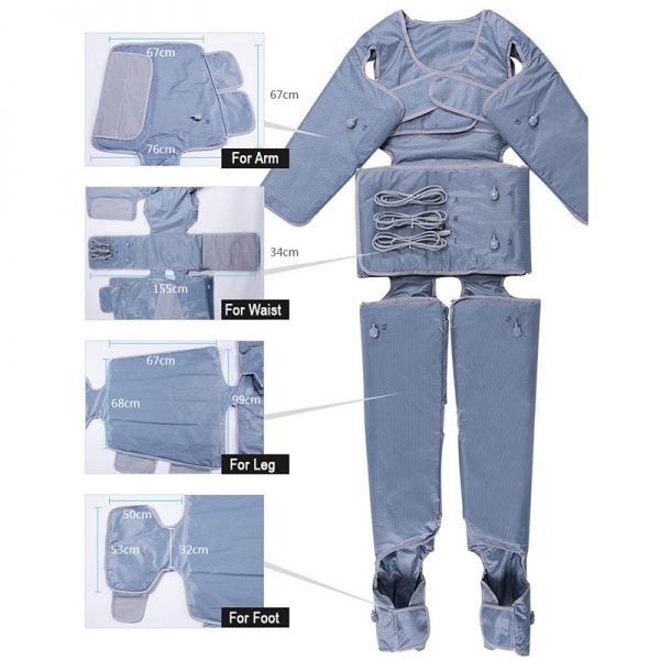 52431 Аппарат прессотерапии с инфракрасным прогревом INFRA-SLIM Mychway  - Вид №2