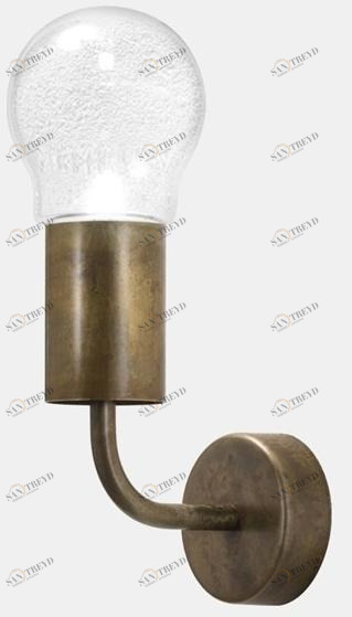 Il Fanale Настенный светильник из латуни с фиксированным кронштейном Astro 276.03.oot