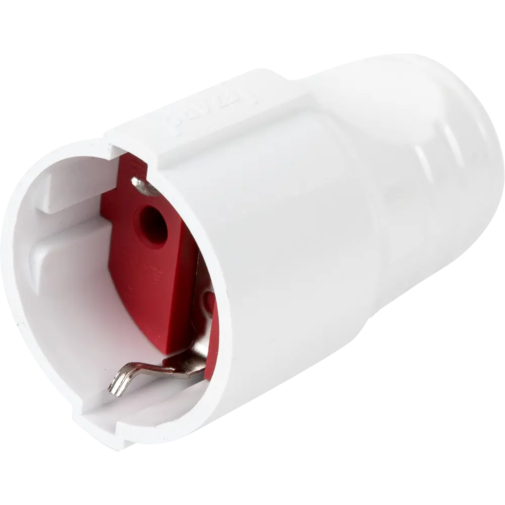 Розетка Lezard с заземлением 16А - белая классика для вашего дома 12240917 STLM-1575495