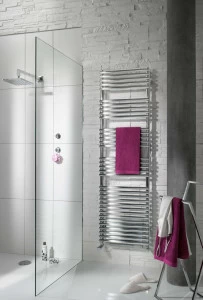 Водяной радиатор LNO-112-050-IFS Cala +Air Chromé (Avec soufflant) Acova 1198