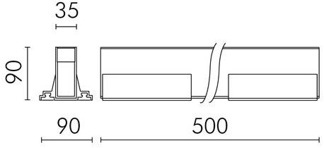 SIMES Линейный световой профиль для светодиодных модулей Lineacontinua sun-id-1485597 - Вид №8