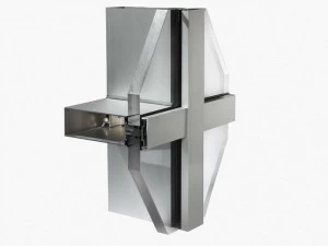 ALsistem Навесная стена, структурное стекло Sirio