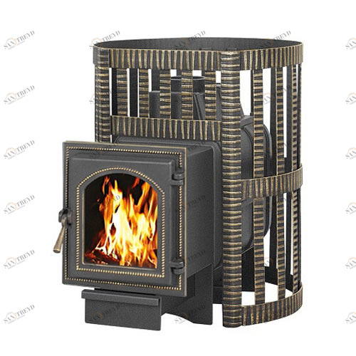 Печь для бани Везувий Легенда Ковка 22 (270) чугунная 168
