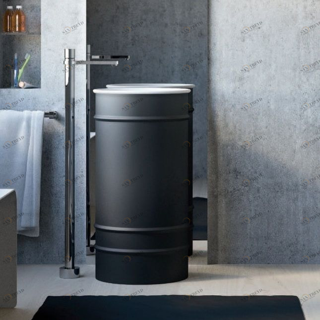 4884 1 TOOL Смеситель напольный для раковины цвет хром Mamoli 38133