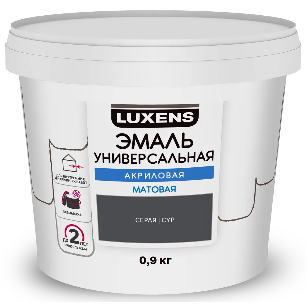 Акриловая эмаль Luxens универсальная для интерьера и фасада 83993344 STLM-0045937 - Вид №1